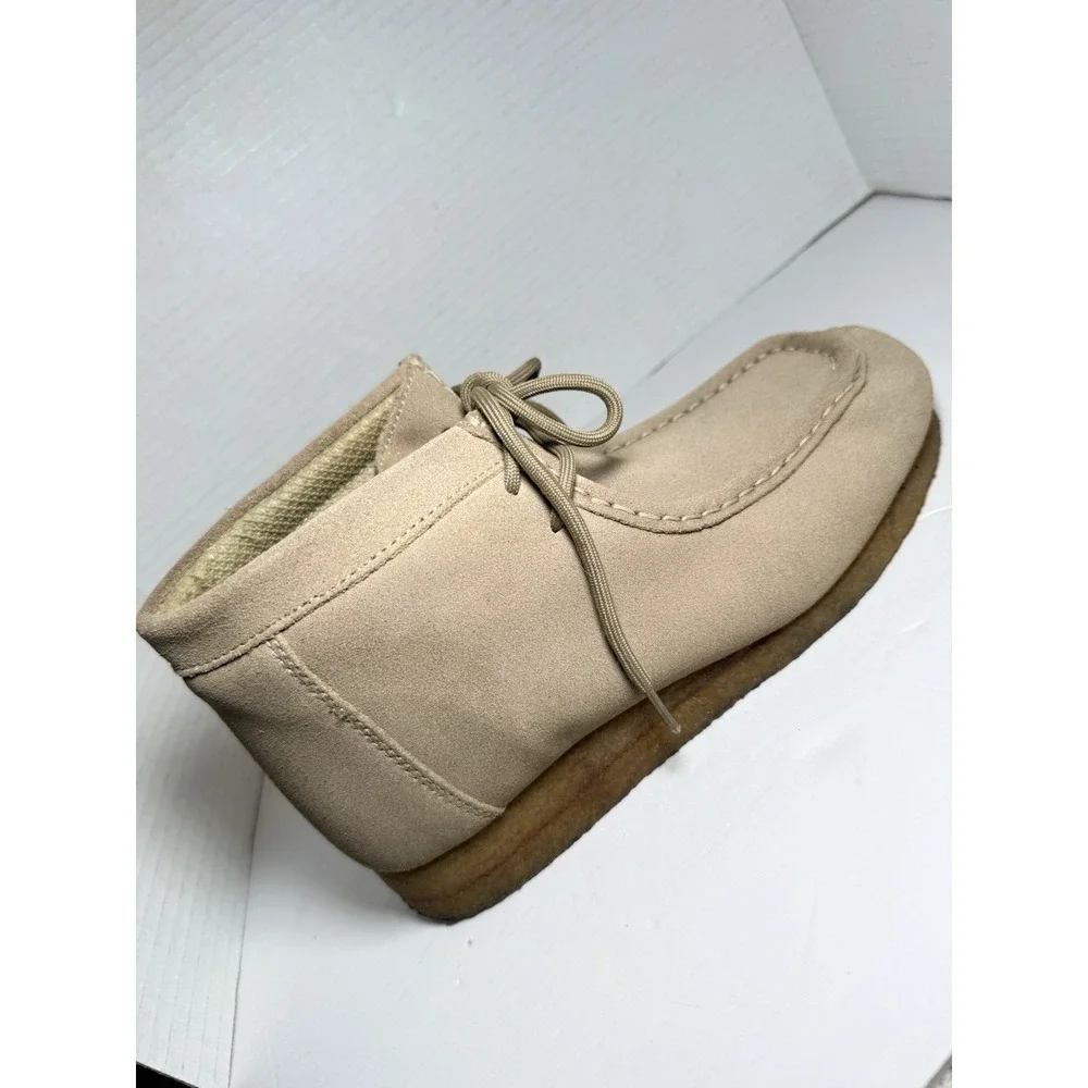Roper Chukka Desert Boots Tan Suede Lace-Up Comfort Casual Men's Sz 7.5